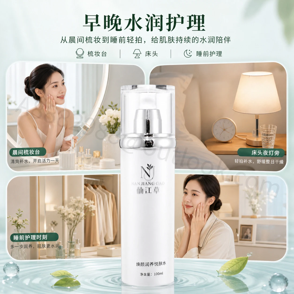 护肤产品主图与详情页系列主图