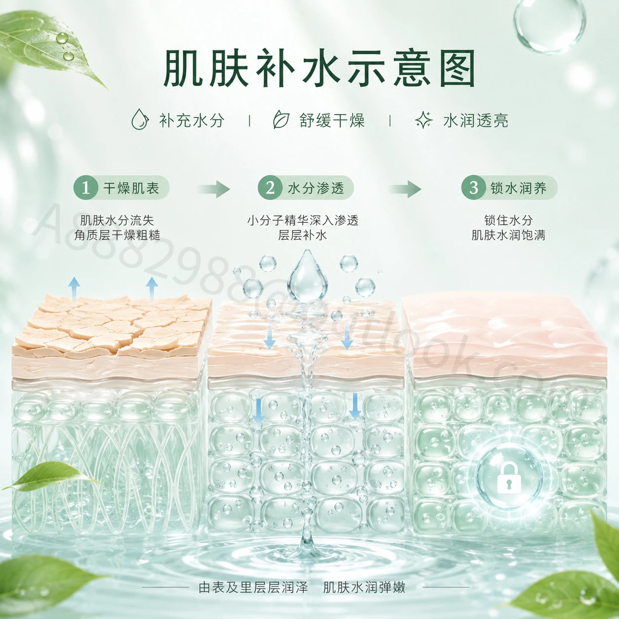护肤产品主图与详情页系列主图